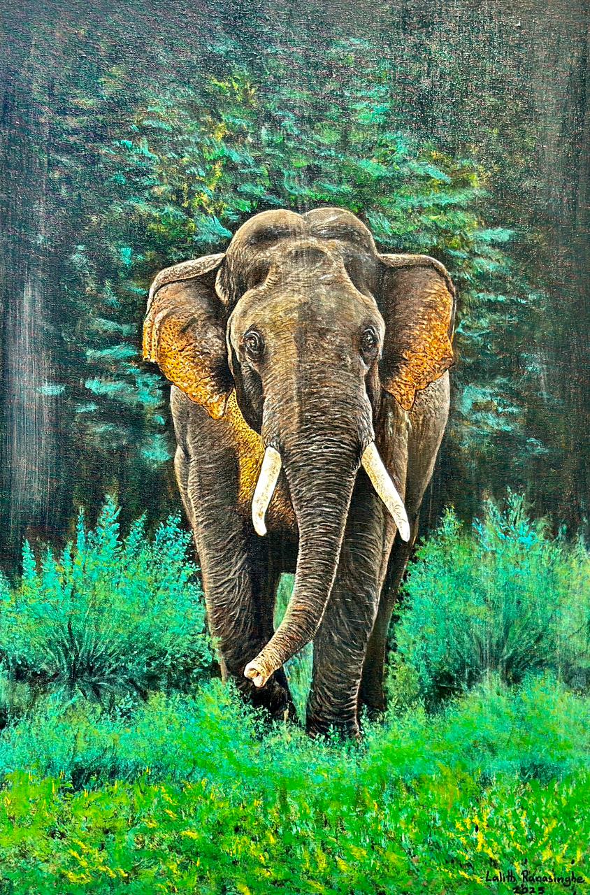 Forest's Edge — Acrylic on canvas by Lalith Ranasinghe